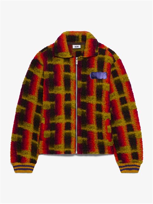 Giacca ricciolo multicolor Teddy GCDS | Giubbotti & Piumini | B2CM2001TR409