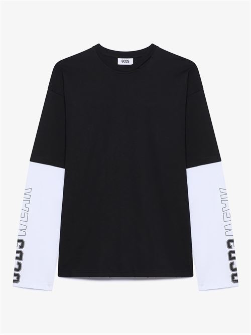 T-Shirt manica lunga con stampa GCDS WEAR GCDS | T-Shirt | B2CM2206JF109