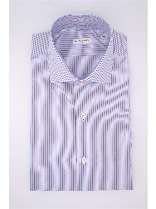 Camicia in cotone a righe multicolor GHIRARDELLI | Camicie | B878L701505