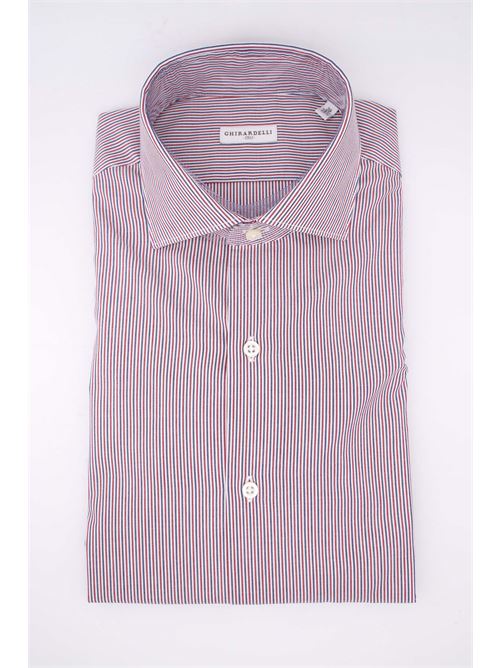 Camicia in cotone a righe multicolor GHIRARDELLI | Camicie | B878L701605